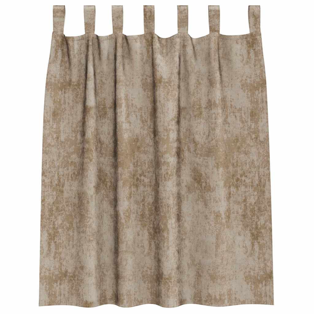Samtvorhänge mit Vorhängen 2 pcs Weinrot 140 x 140 cm Samt