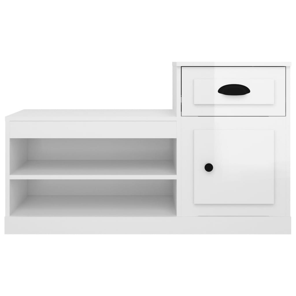 Schuhschrank Weiß 100x42x60 cm Holzwerkstoff