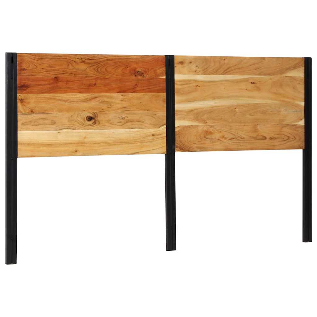 Kopfteil 100 cm Massivholz Mango und Eisen