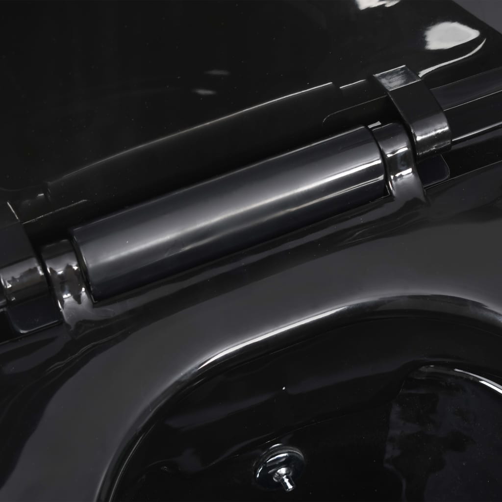 Wand-WC ohne Spülrand mit Bidet-Funktion Keramik Weiß