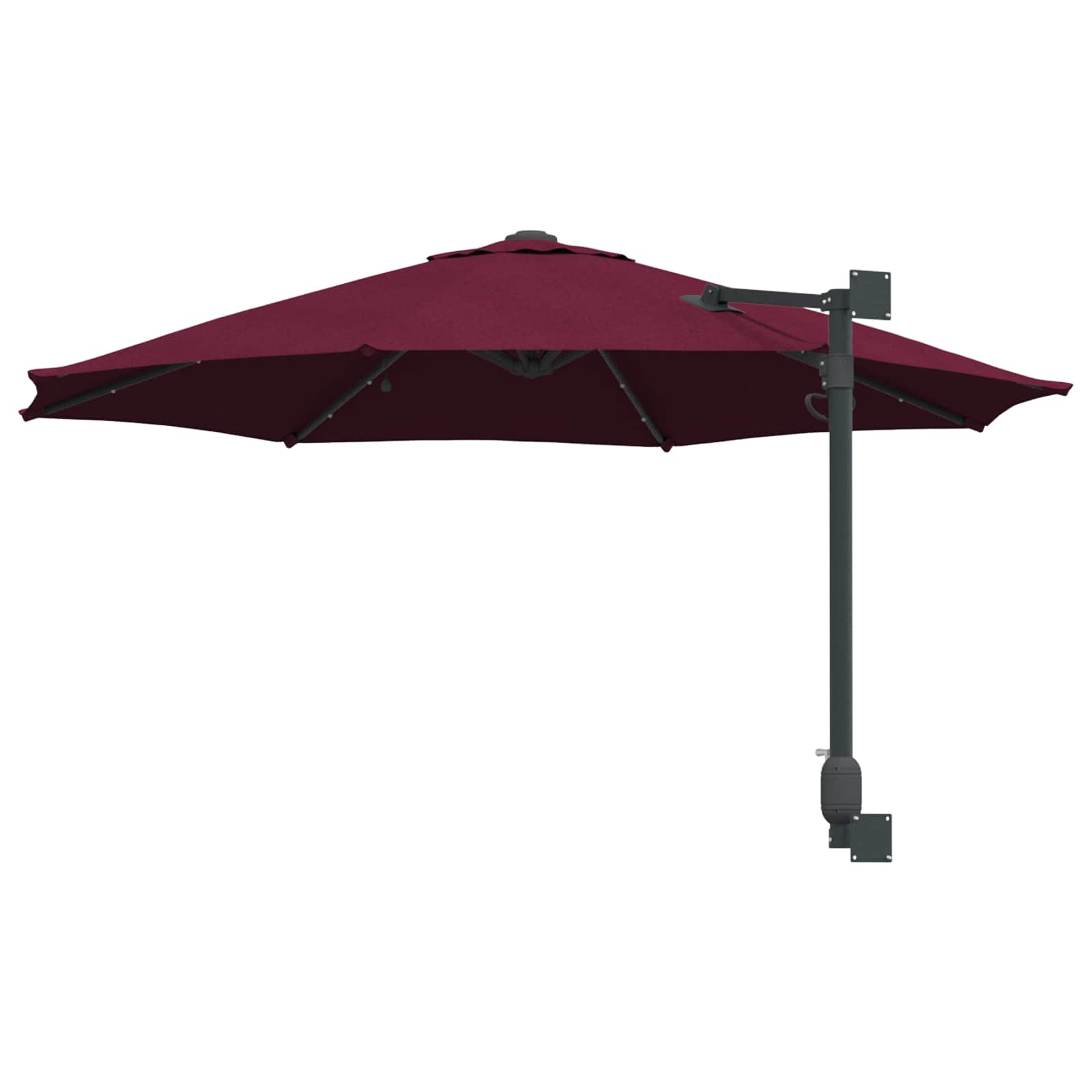 Garten-Sonnenschirm Sand 248 x 248 x 148 cm Polyester und Stahl