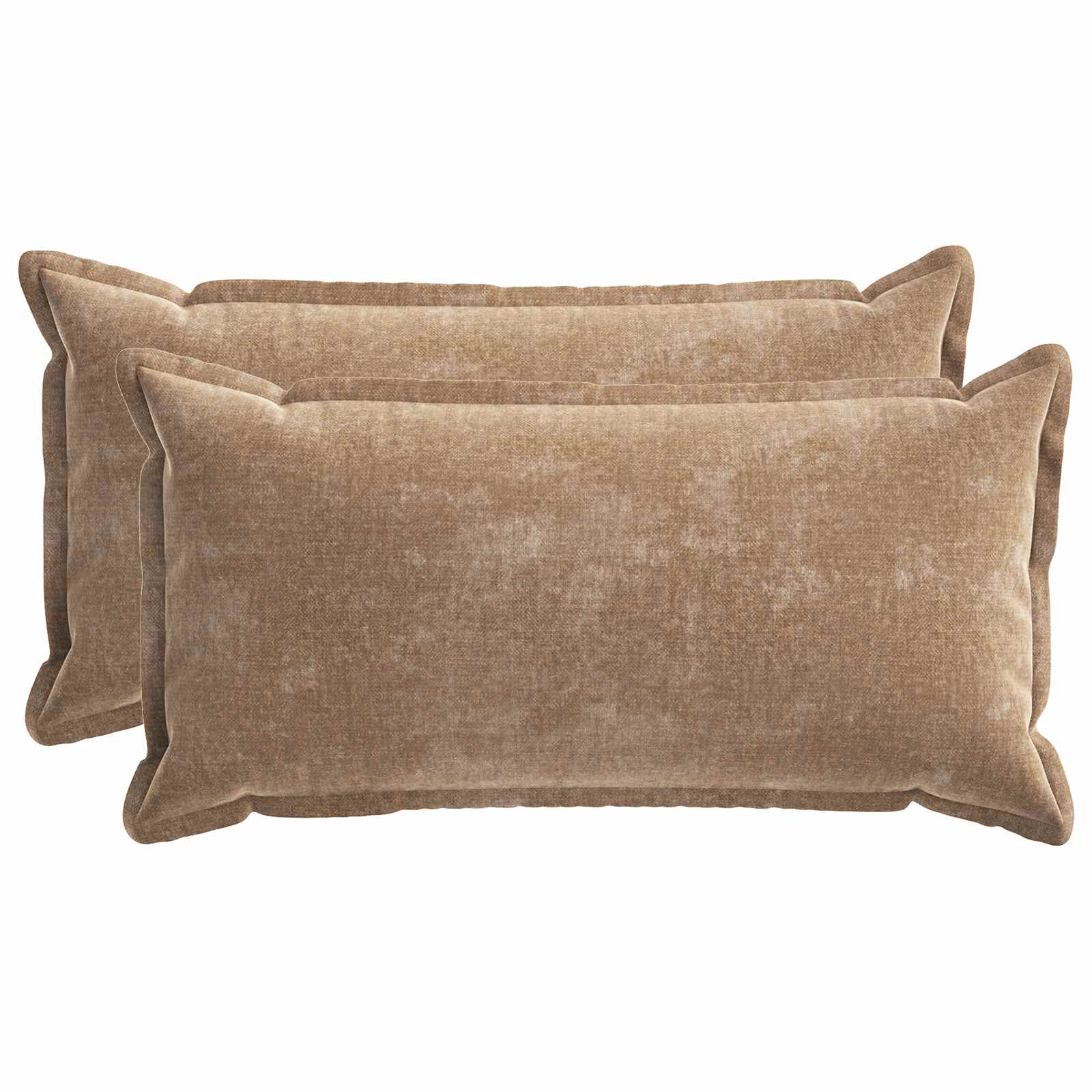 Kissenbezug 2 Stk. HOUTEN Dunkelgrau 30 x 30 cm Chenille-Stoff