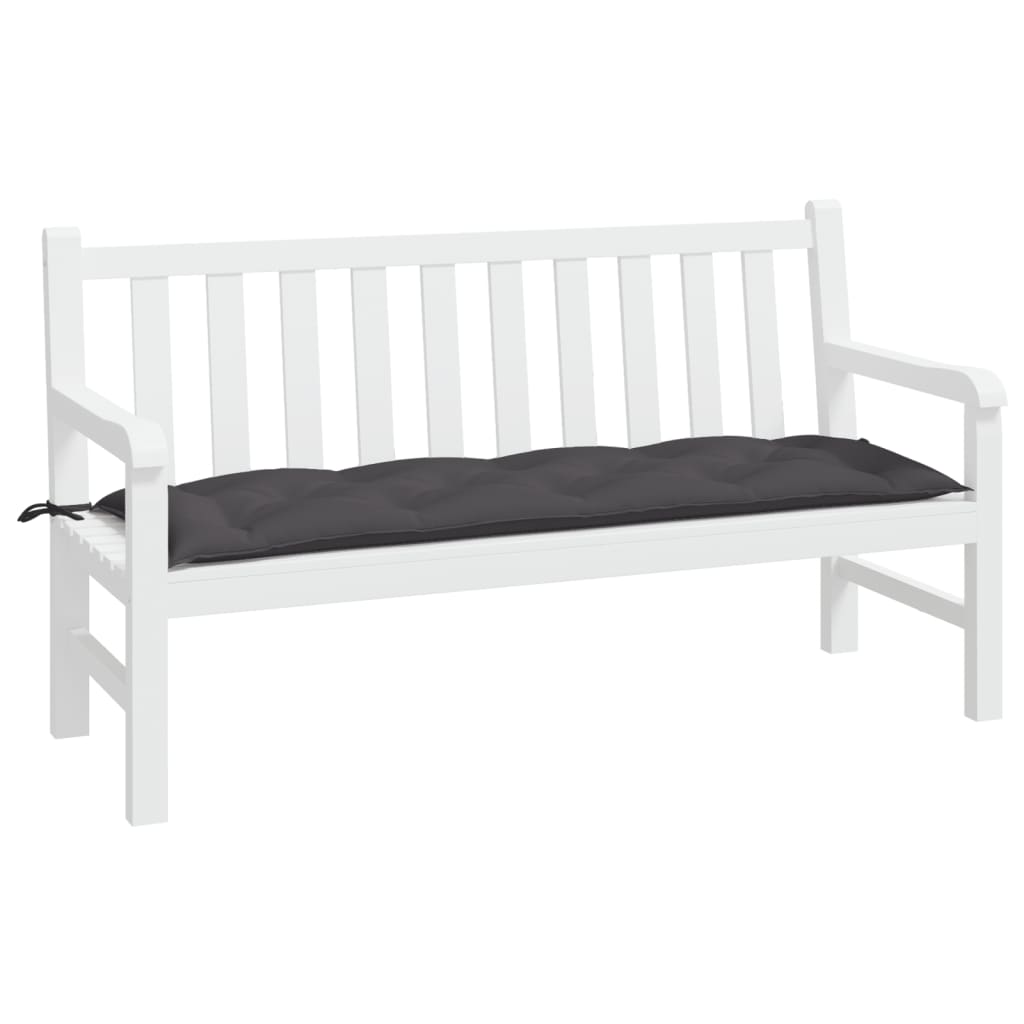 Gartenbank-Auflage Anthrazit 100x50x7 cm Oxford-Gewebe