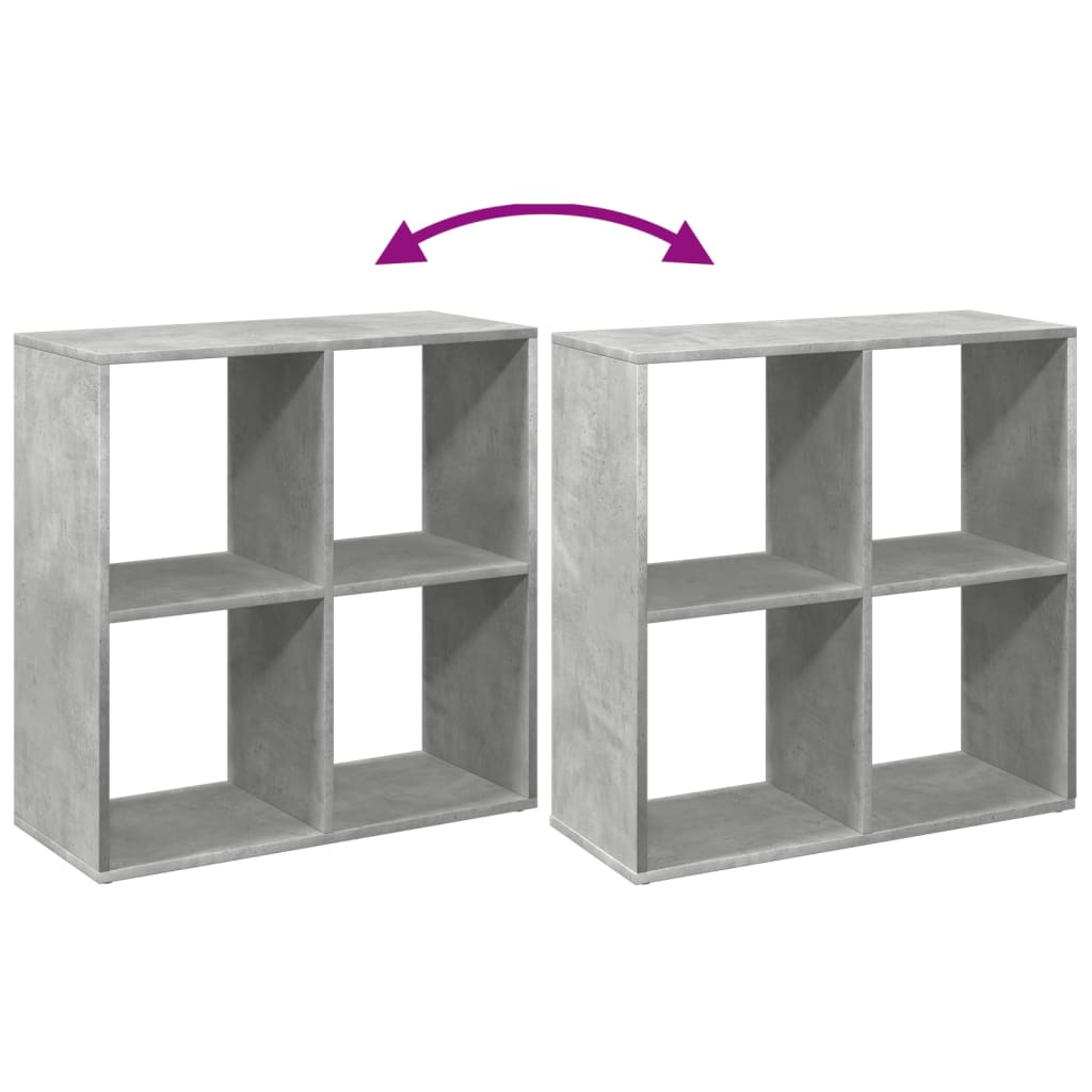 Bücherregal Weiß 137,5x29x137,5 cm Holzwerkstoff