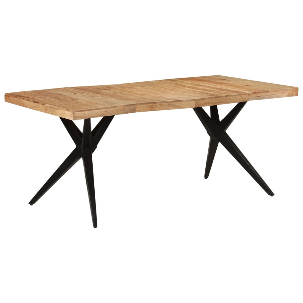 Esstisch 160x80x76 cm Massivholz Akazie
