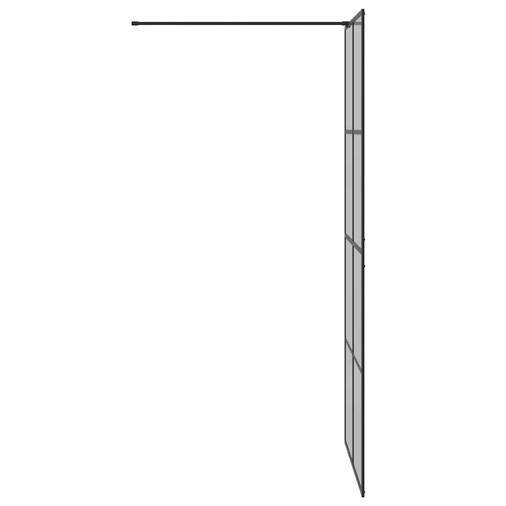 Duschwand für Begehbare Dusche mit Klarem ESG Glas 80x195 cm
