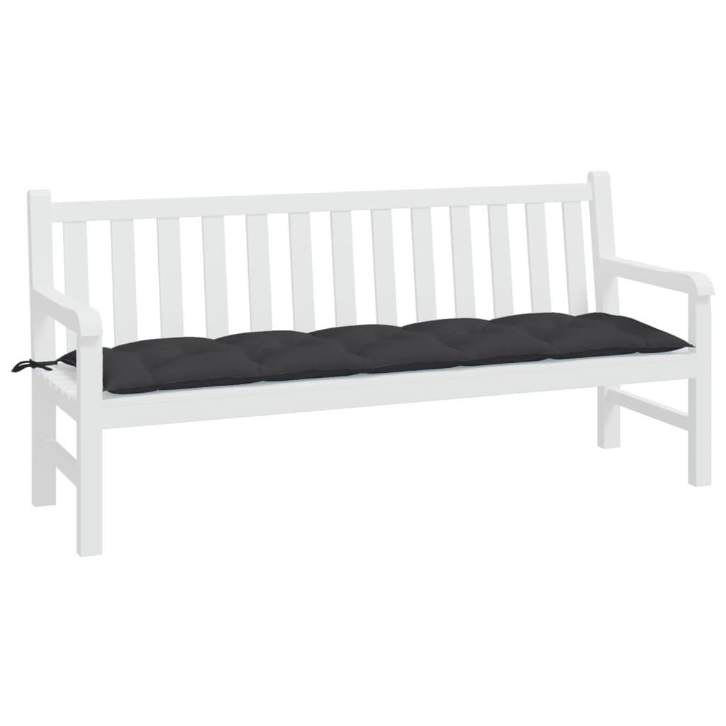 Gartenbank-Auflage Anthrazit 100x50x7 cm Oxford-Gewebe