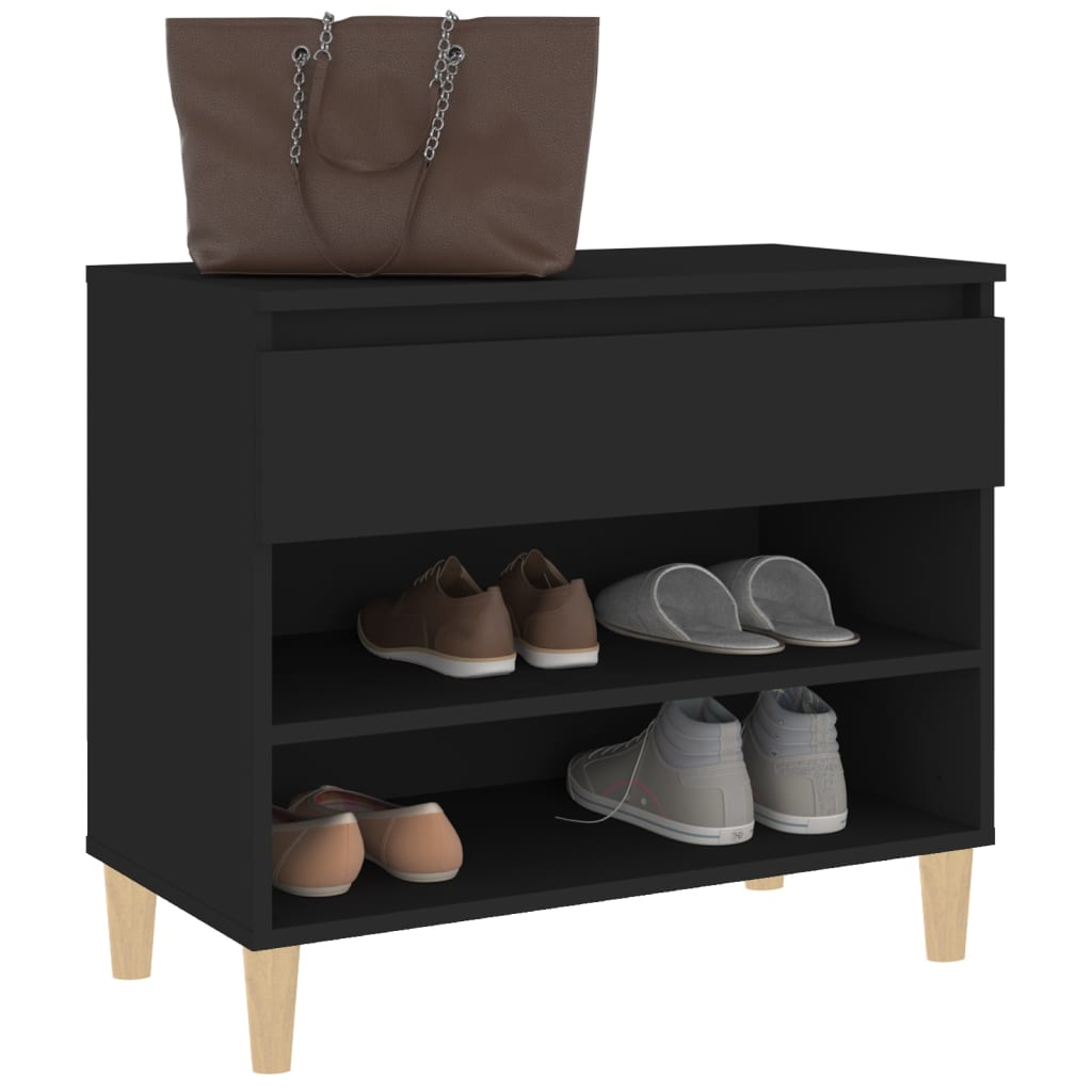 Schuhregal Weiß 70x36x60 cm Holzwerkstoff