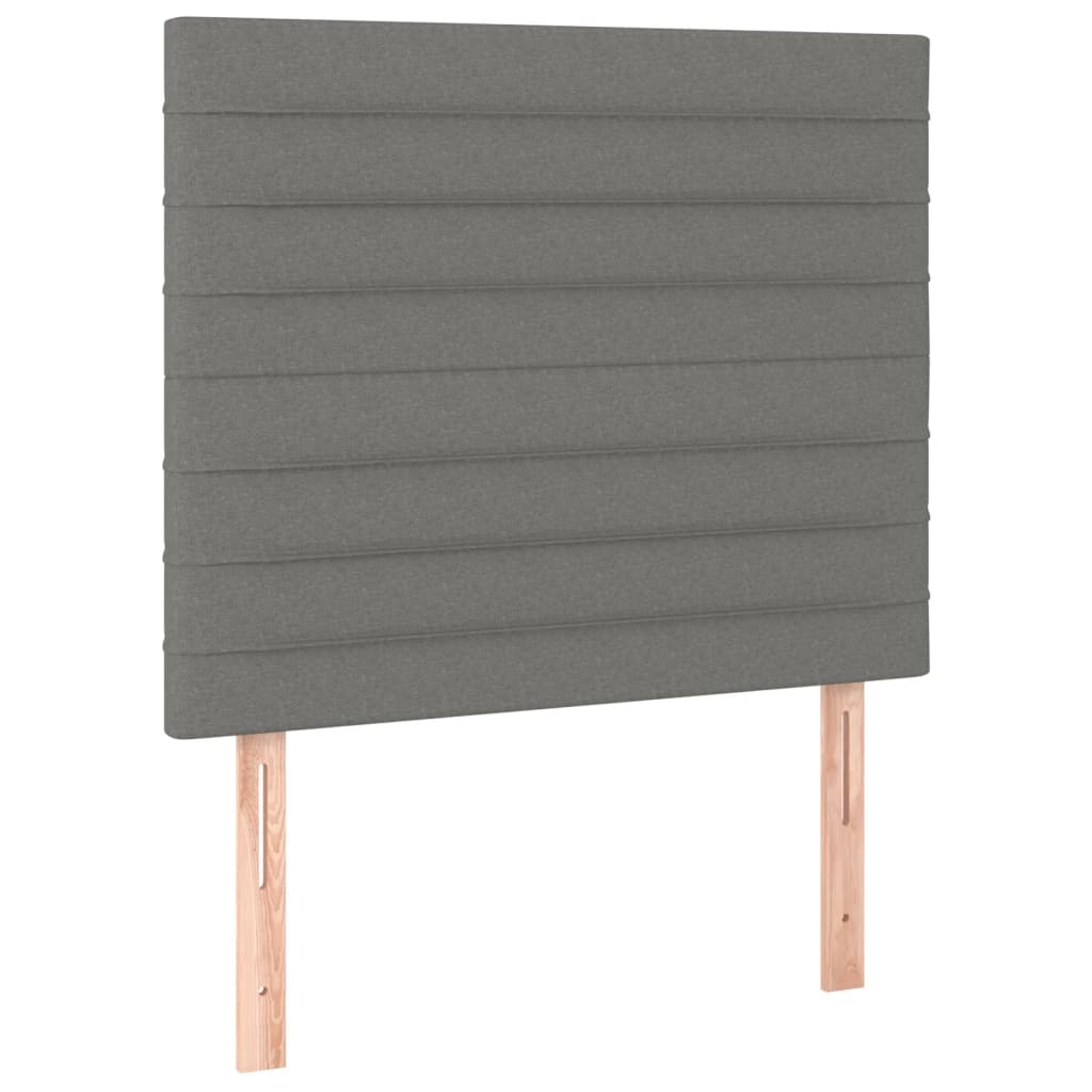 Kopfteil Hellgrau 80x5x118/128 cm Stoff