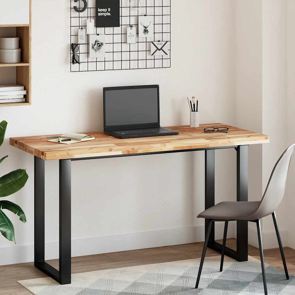 Tischplatte Rechteckig 60x50x2 cm Massivholz Akazie