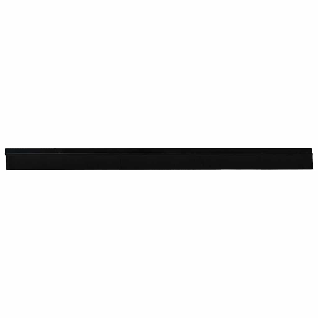Selbstklebende Türbürstendichtungen 2 pcs Braun 100 cm