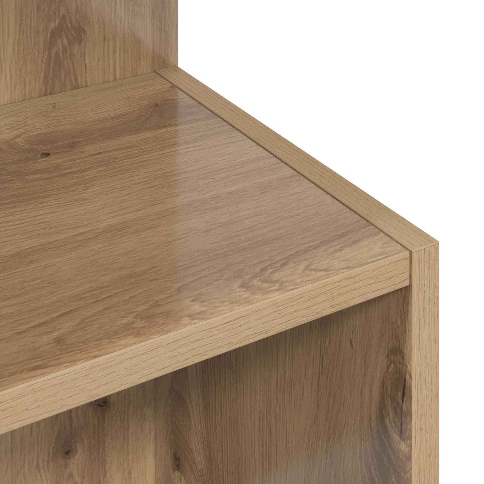 Beistelltisch Weiß Ø 39,5 x 55 cm Holzwerkstoff