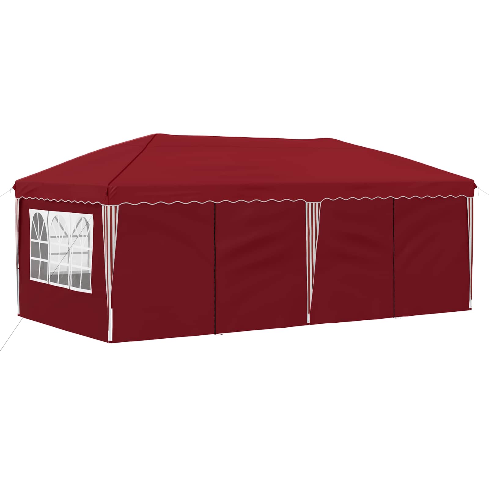 Pop-up Partyzelt 575 x 290 x 245 cm Creme