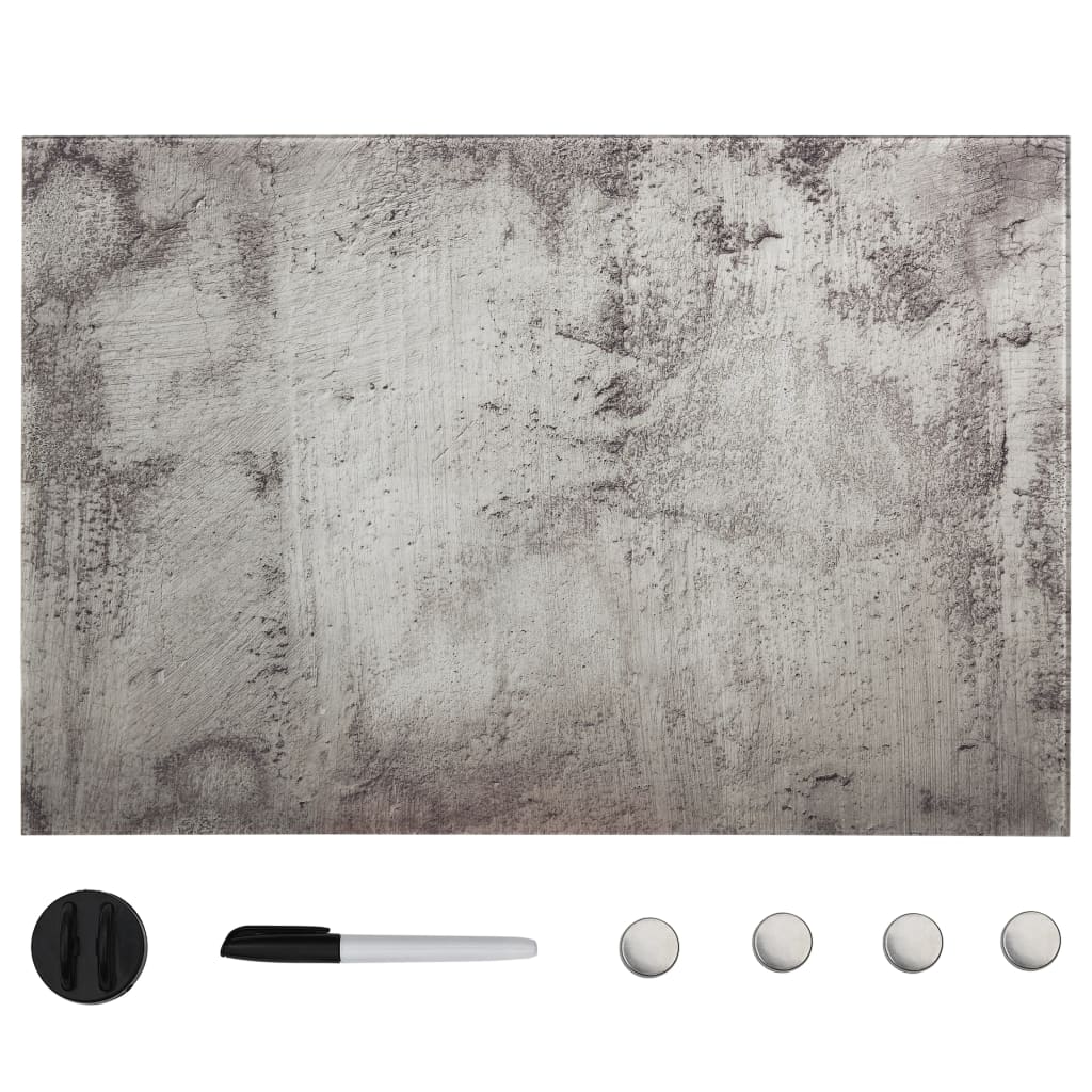 Magnettafel Wandmontage Glas 50x50 cm