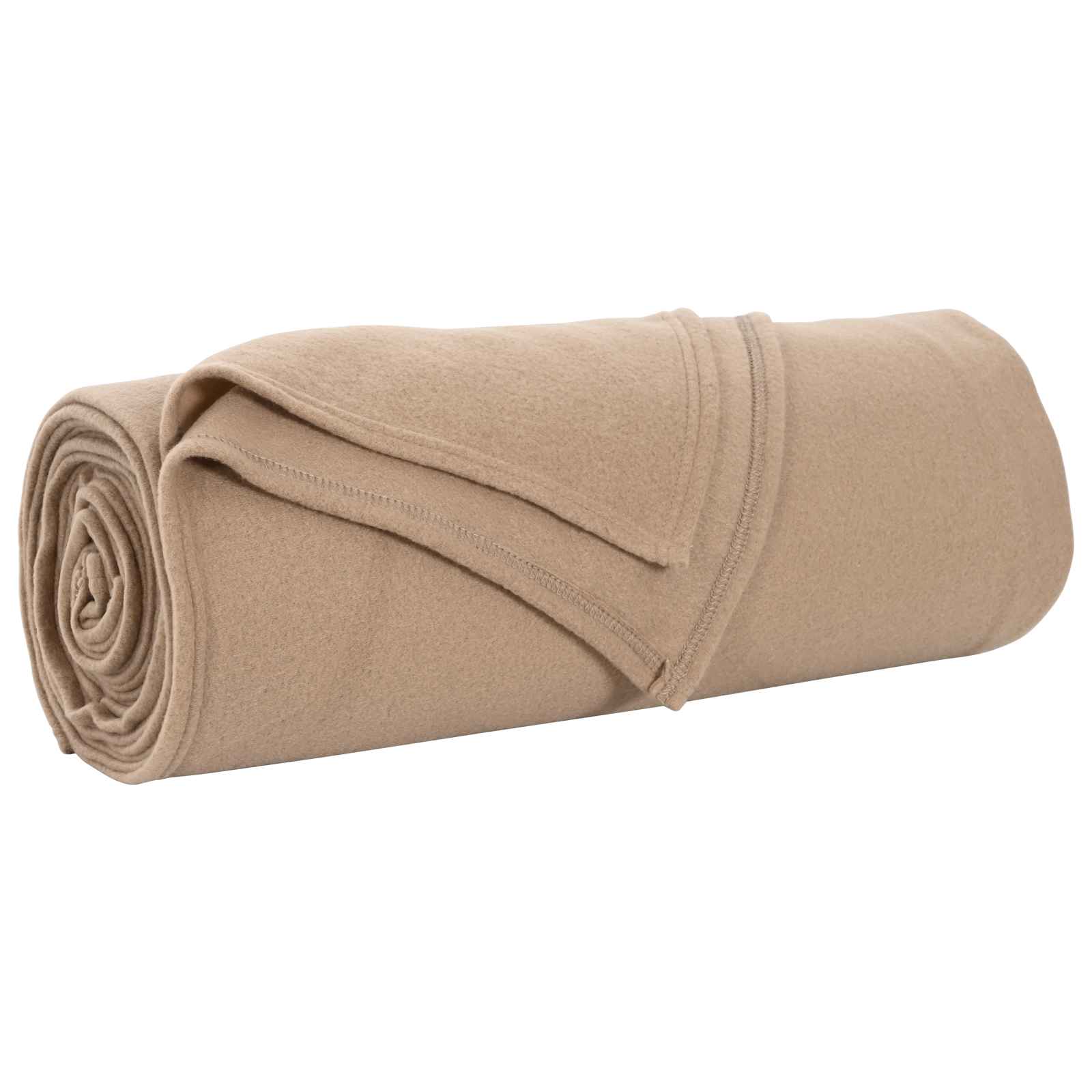 Überwurfdecke Creme 210 x 140 cm Fleece