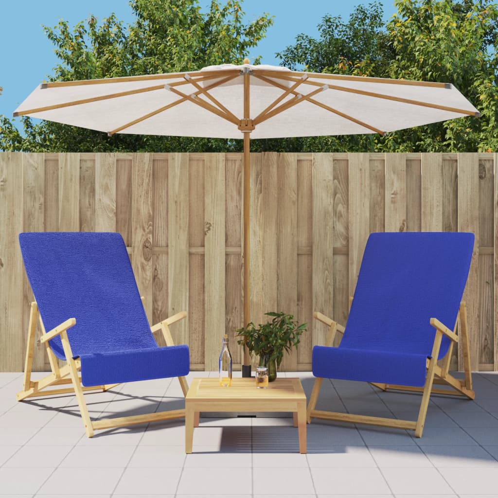 Strandtücher 4 Stk. Weiß 60x135 cm Stoff 400 GSM