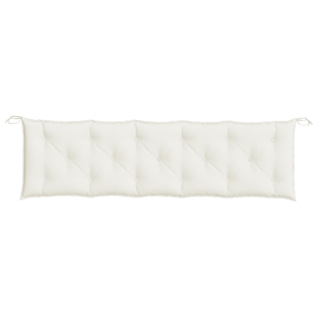 Gartenbank-Auflagen 2 Stk. Melange Anthrazit 100x50x7 cm Stoff