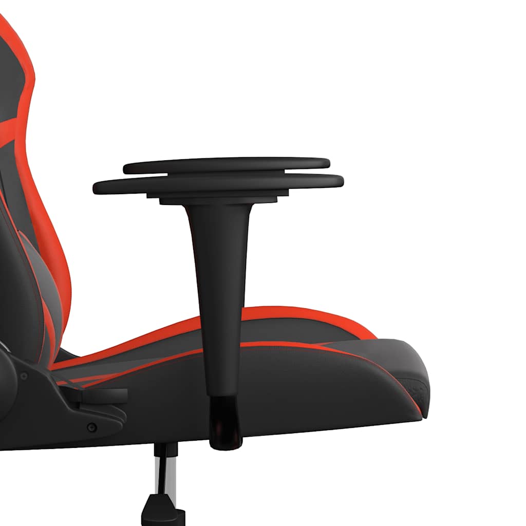 Gaming-Stuhl mit Massagefunktion Schwarz und Grün Kunstleder