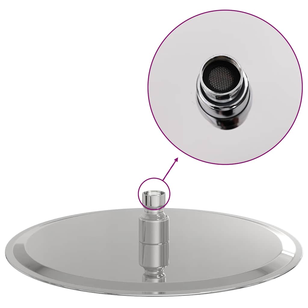 Regenbrause Edelstahl 304 30 cm Rund