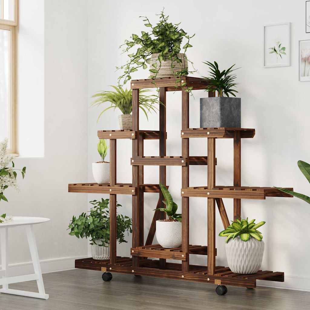 Blumenständer 110x25x96 cm Massivholz Tanne