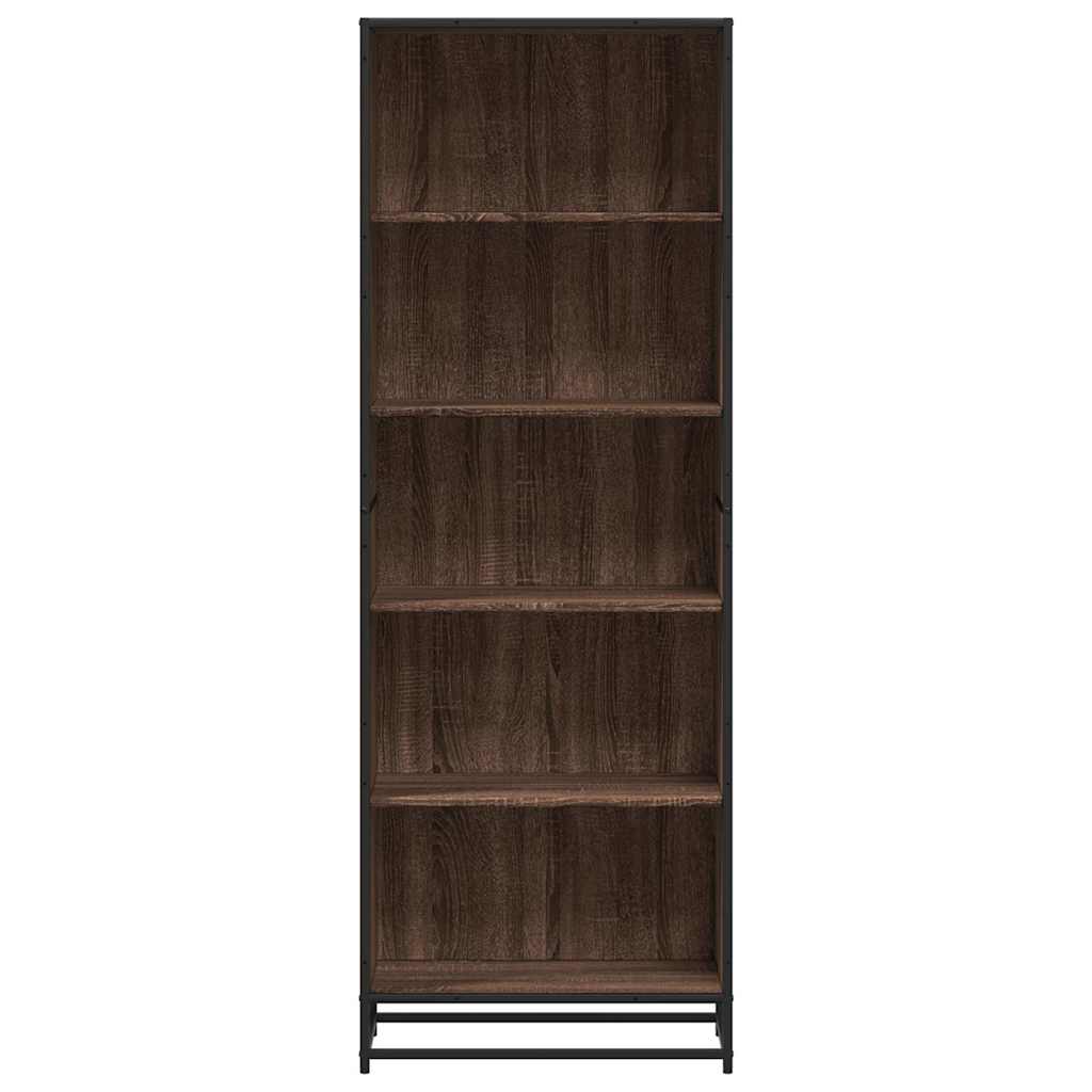 Bücherregal Schwarz 60x35x139 cm Holzwerkstoff
