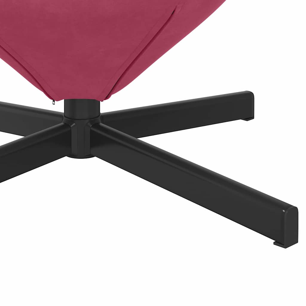 Eiersessel Blau 63 x 73 x 90 cm Samt