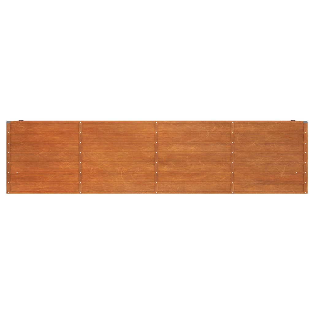 Hochbeet Rostig 100x100x77 cm Cortenstahl