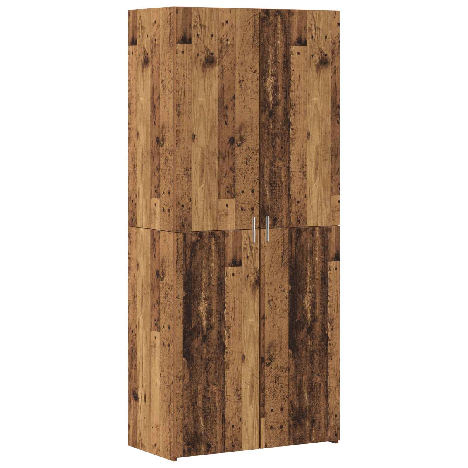 Highboard 2 pcs Artisan-Eiche 80 x 42 x 185 cm