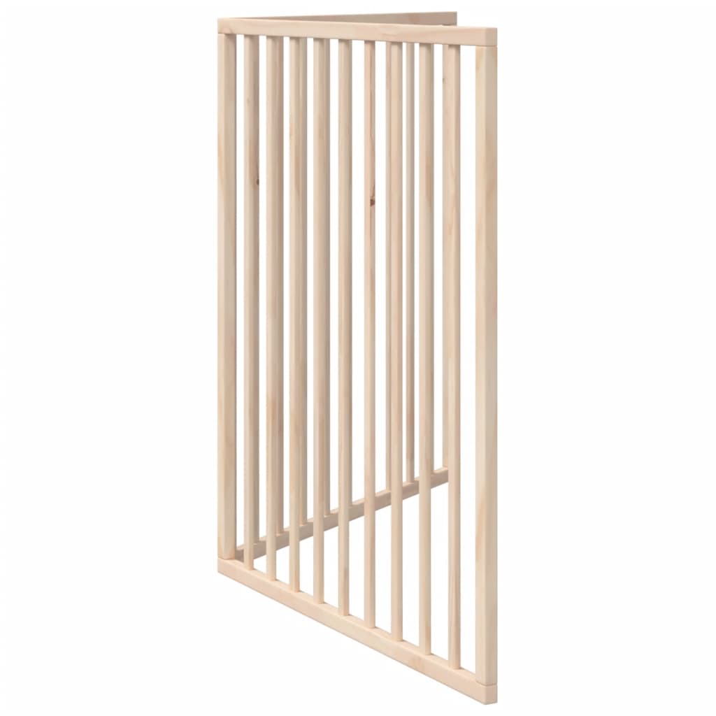 Hundegitter Faltbar 3 Paneele 150 cm Pappelholz