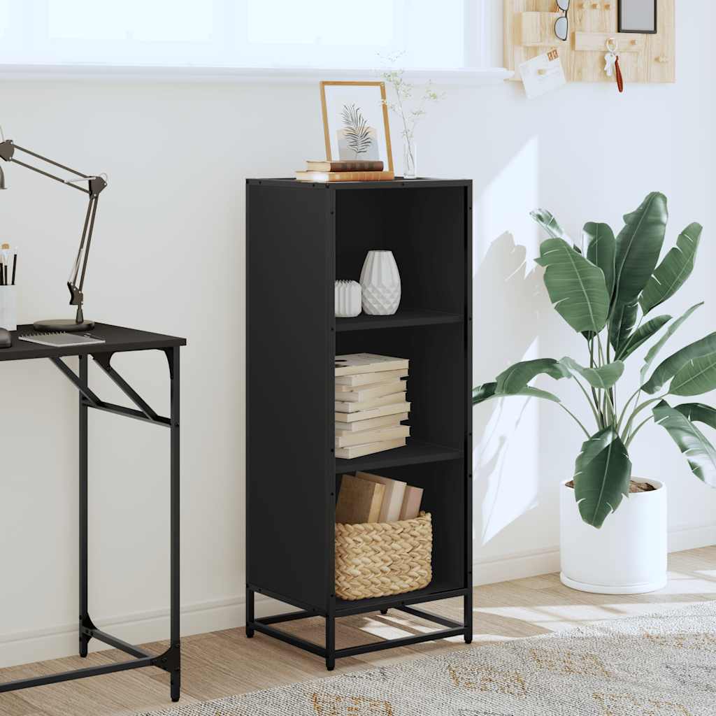Bücherregal Schwarz 60x35x139 cm Holzwerkstoff