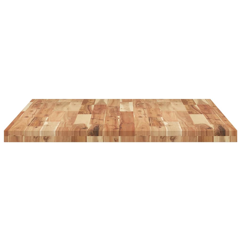Tischplatte Rechteckig 60x50x2 cm Massivholz Akazie