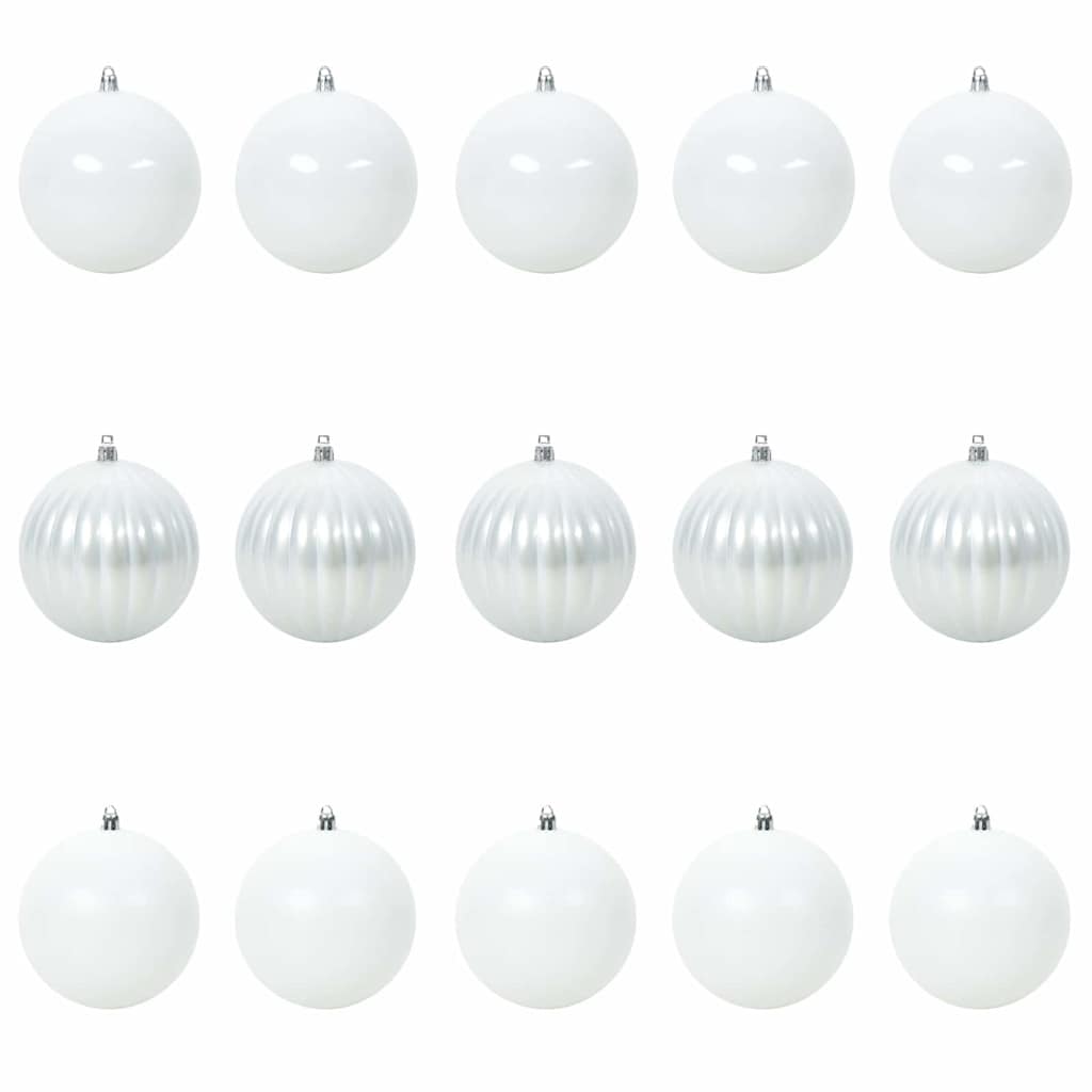 Weihnachtsbaumkugel Set XL 9 pcs Rot Kunststoff