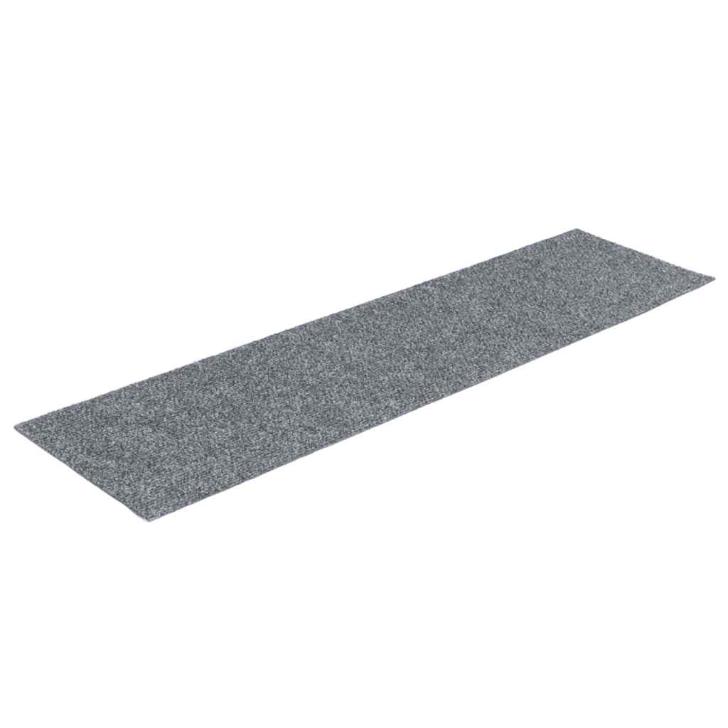 Stufenmatten Selbstklebend 15 Stk. 60x25 cm Hellbraun Rechteckig