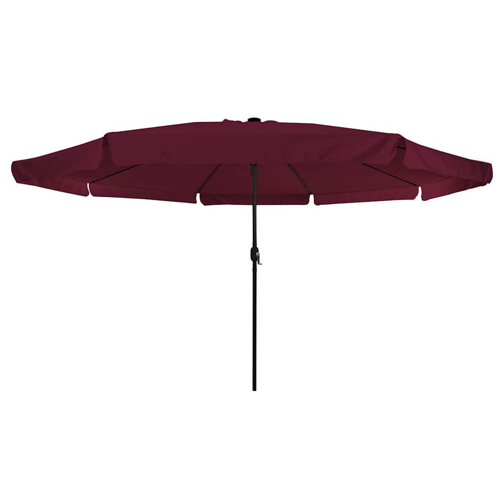 Garten-Sonnenschirm Sand und Anthrazit 395 x 395 x 245 cm