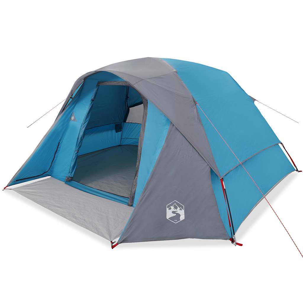 Campingzelt 4 Personen Grün Wasserdicht