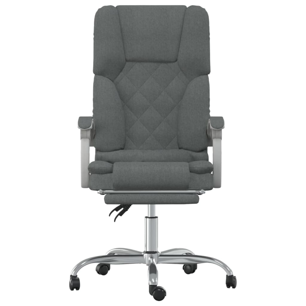 Bürostuhl mit Massagefunktion Taupe Stoff