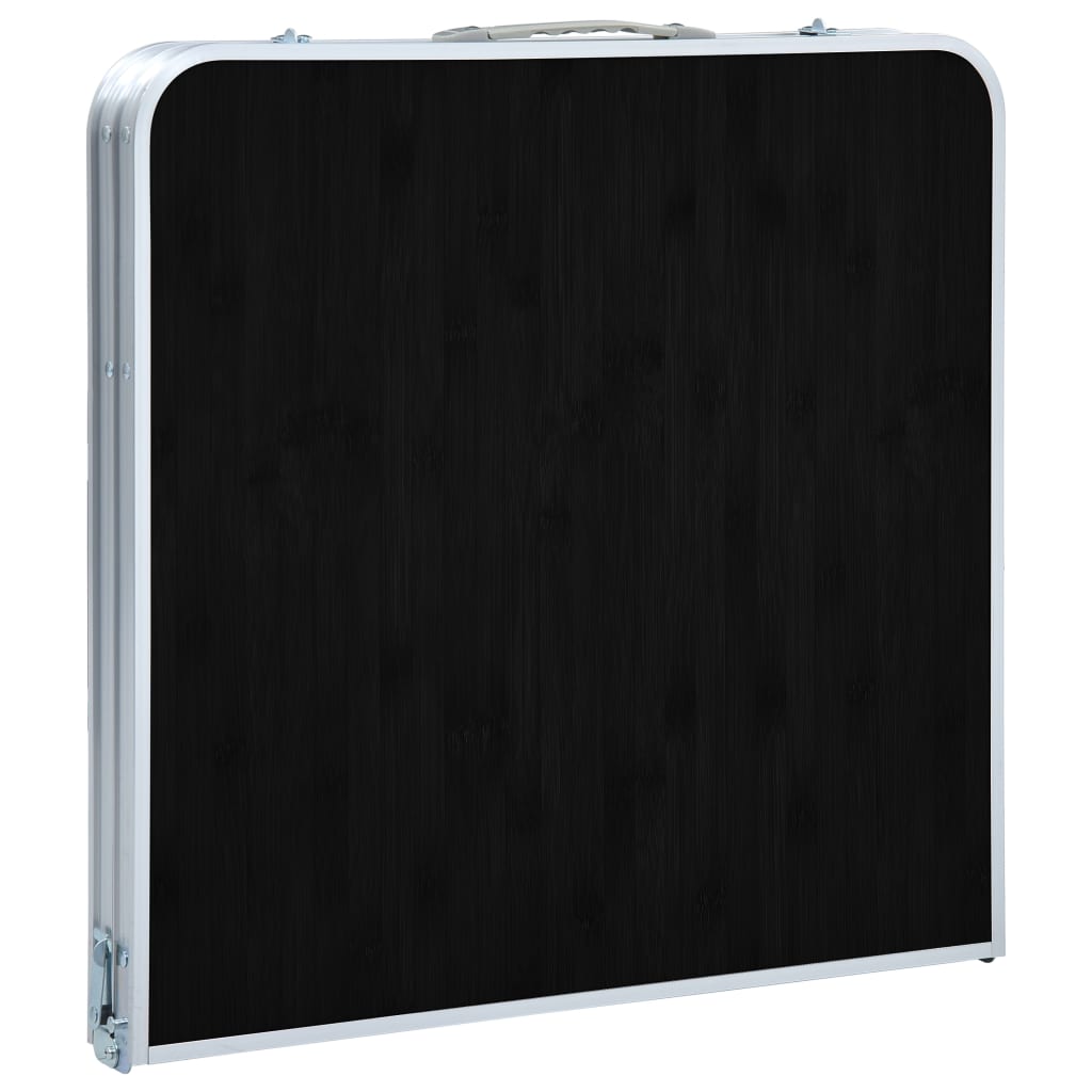 Campingtisch Klappbar Grau Aluminium 120x60 cm