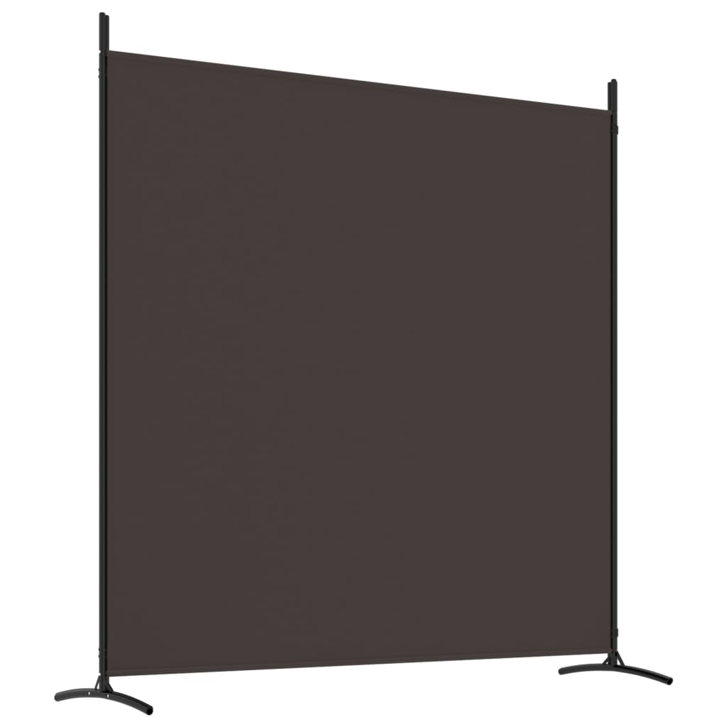 Einzel Panel Raumteiler Beige 175 x 180 cm Stoff