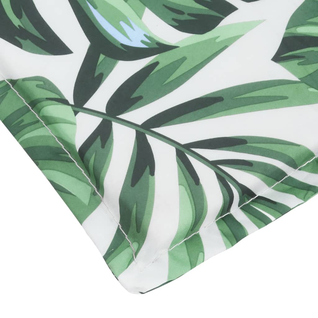 Liege-Kissen Blatt Blattmuster 200 x 70 x 3 cm Oxford-Stoff