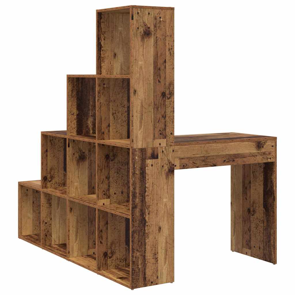 Eck-Schreibtisch Schwarz Eichen-Optik 101,5 x 149,5 x 149,5 cm
