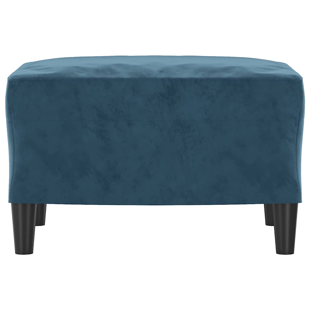 Fußhocker Hellgrau 60x50x41 cm Samt