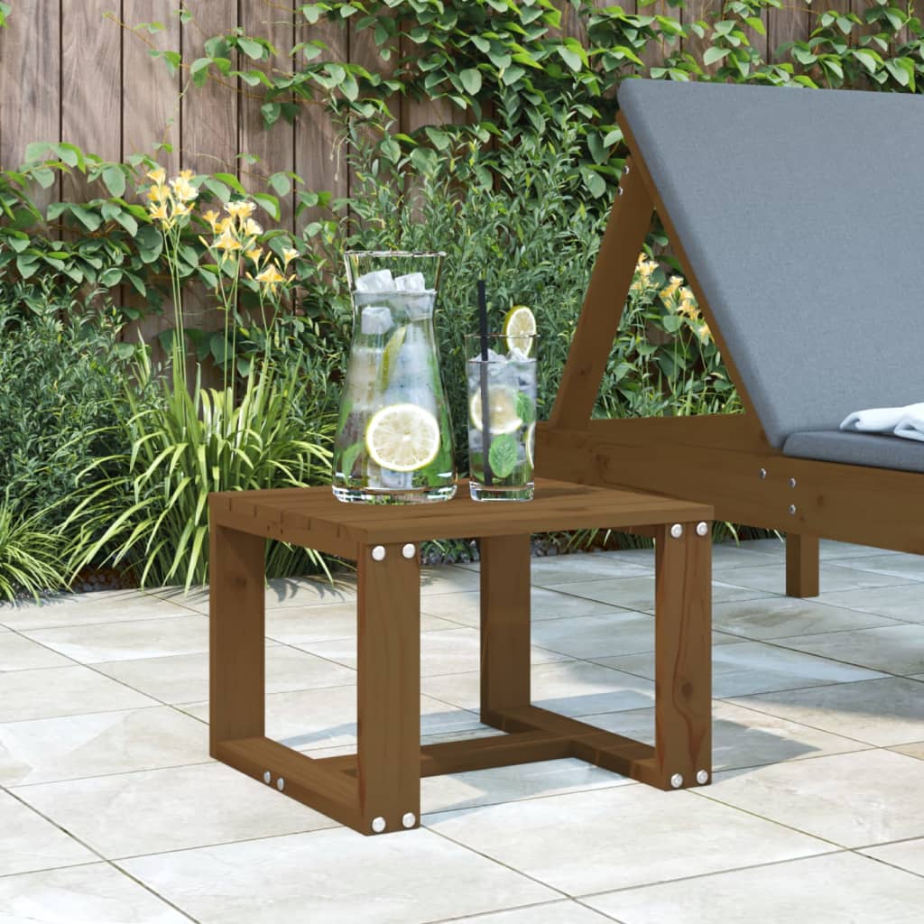 Garten-Beistelltisch 40x38x28,5 cm Massivholz Kiefer