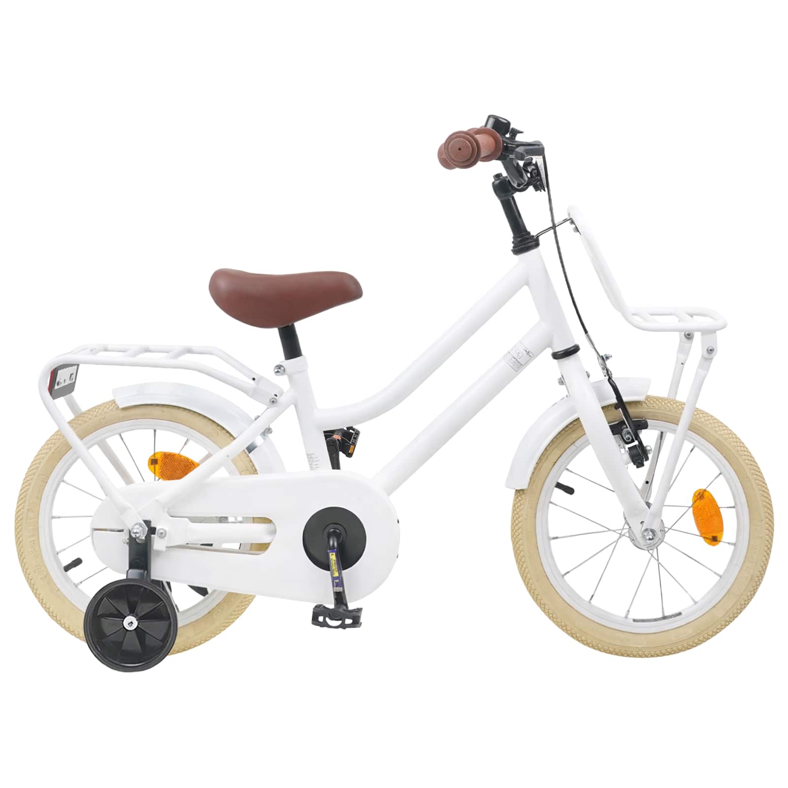 Kinderfahrrad 12 Zoll für 2-4 Jahre alt Hellrosa