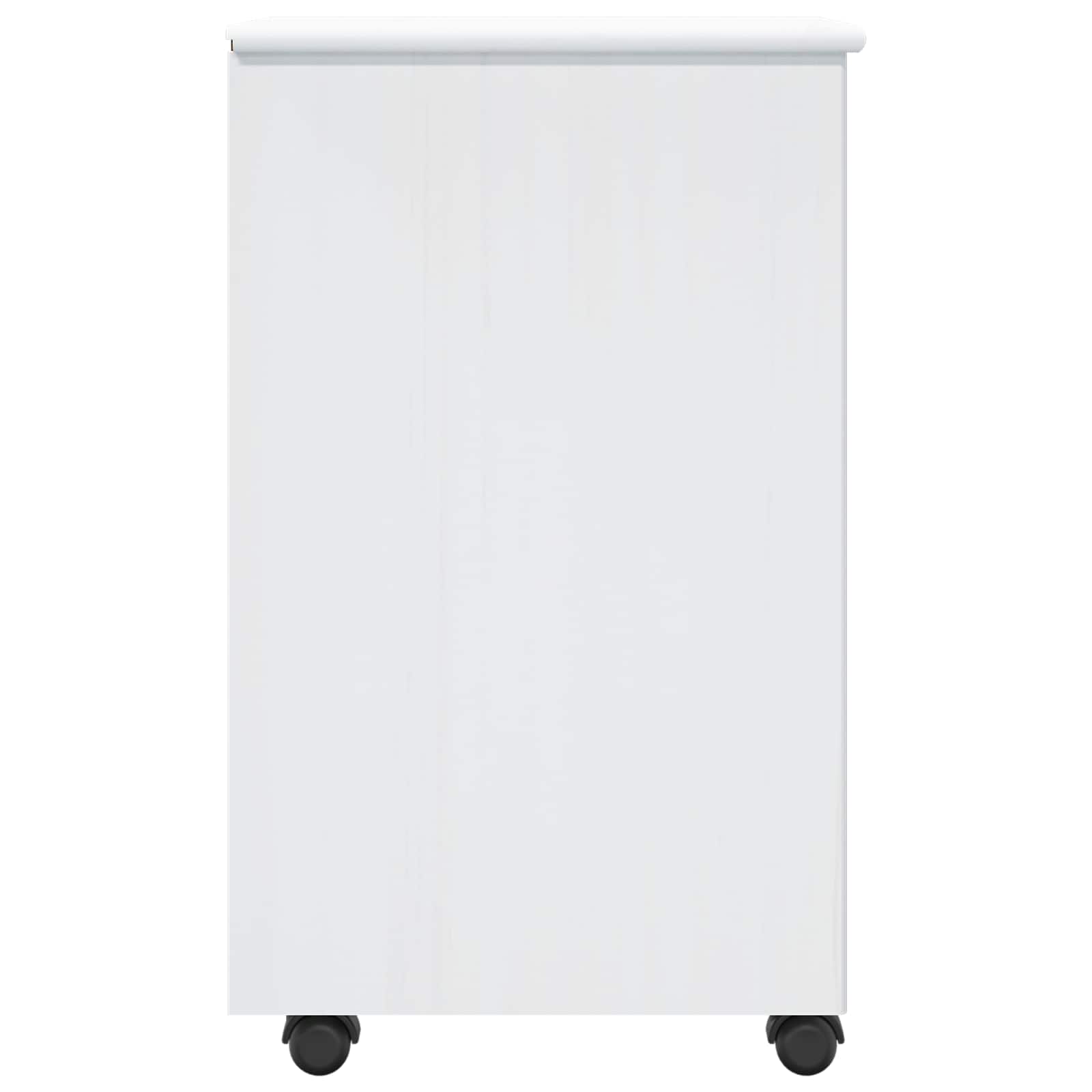 Rollschrank Honigbraun 34 x 39 x 65,5 cm Massivholz Kiefer
