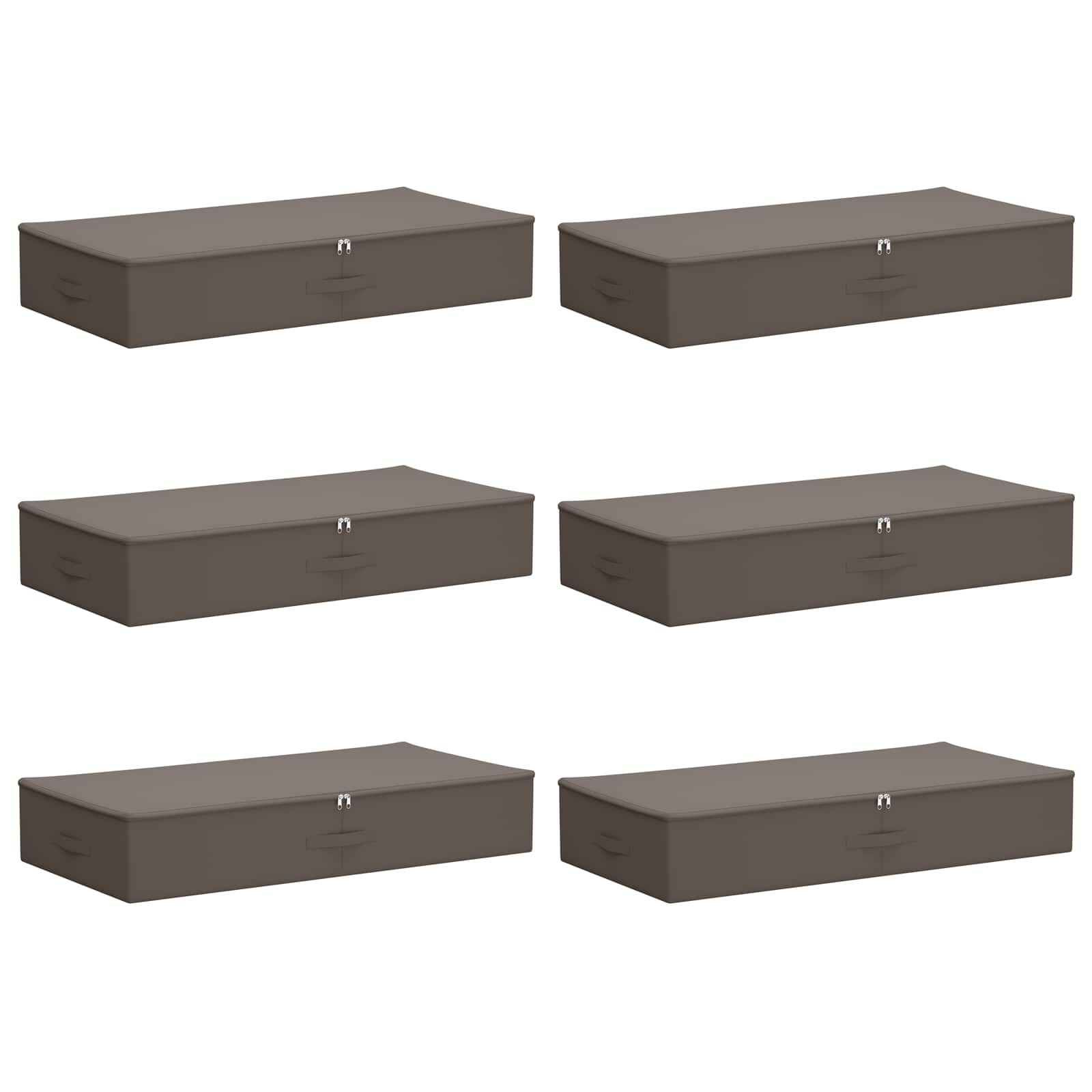 Aufbewahrungsbox Stoff 50x30x25 cm Anthrazit