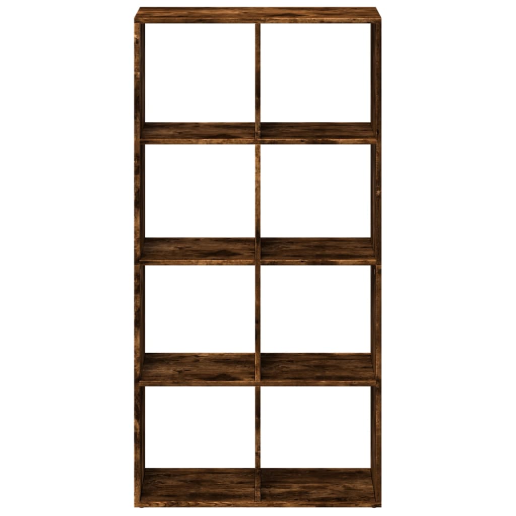 Bücherregal Weiß 137,5x29x137,5 cm Holzwerkstoff