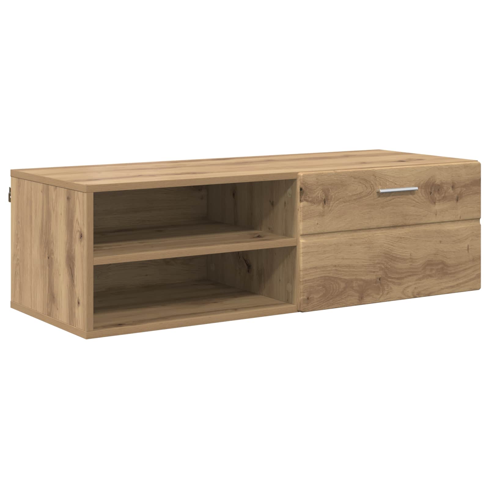 Highboard mit Regal FLORIN Weiß 60 x 35 x 182 cm Holzwerkstoff