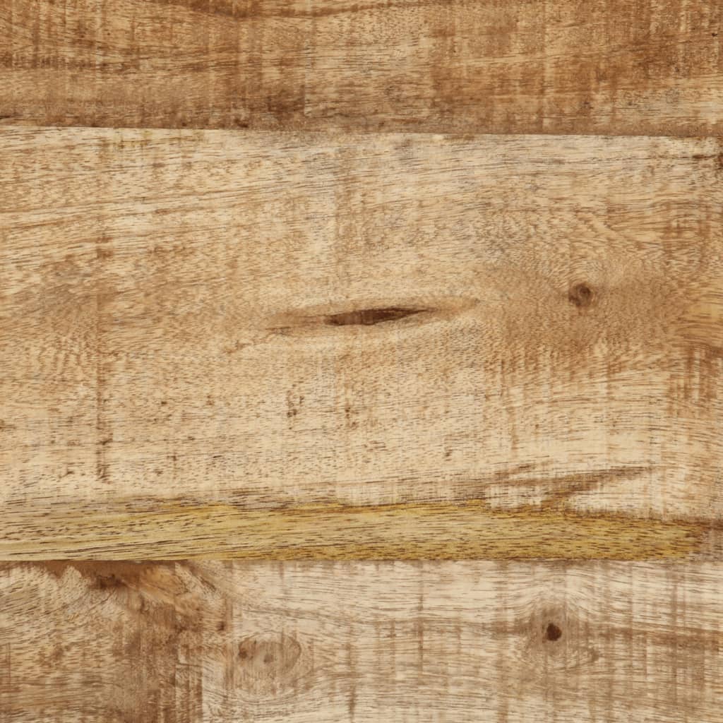 Couchtisch 45x45x35 cm Raues Massivholz Mango