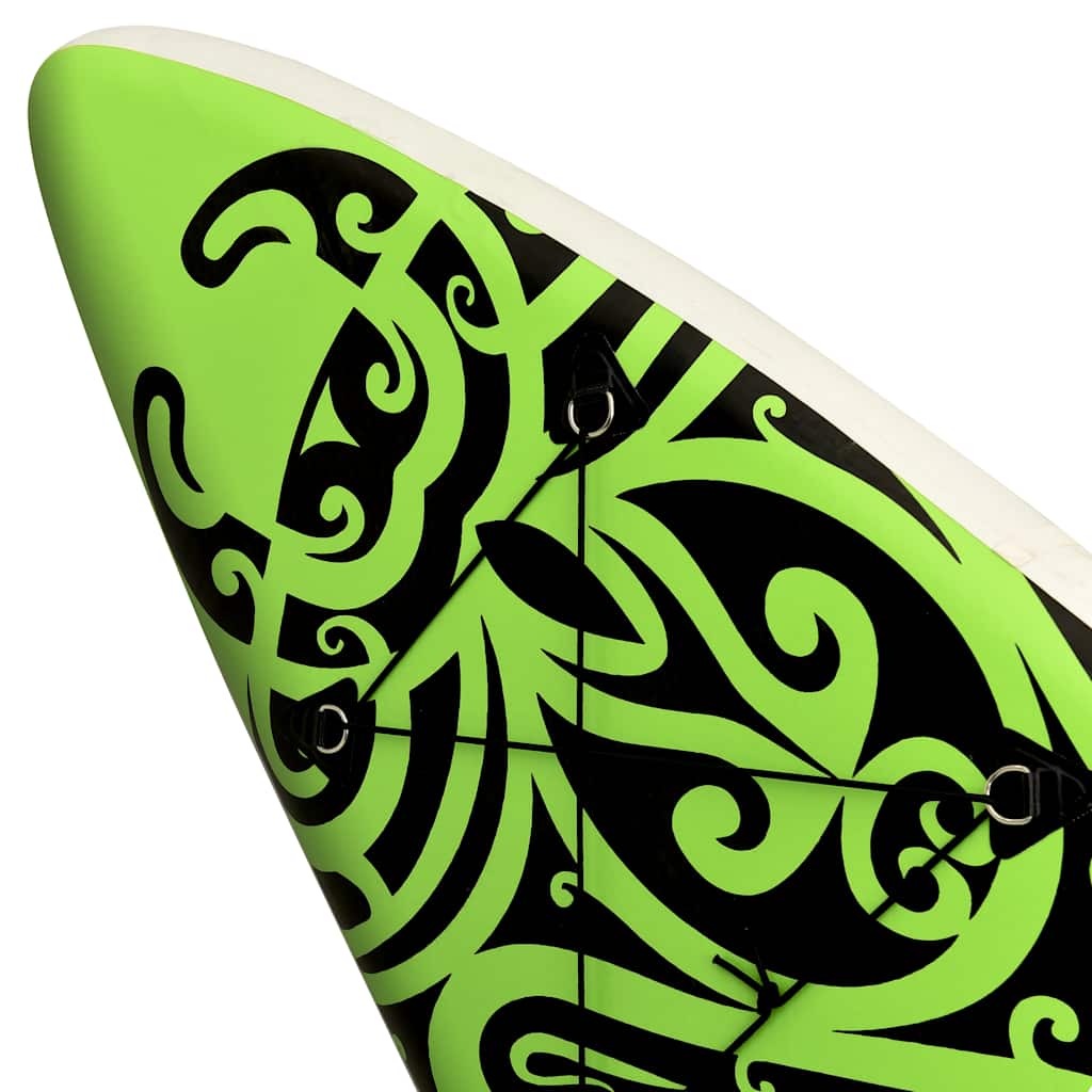Aufblasbares Stand Up Paddle Board Set 305x76x15 cm Blau