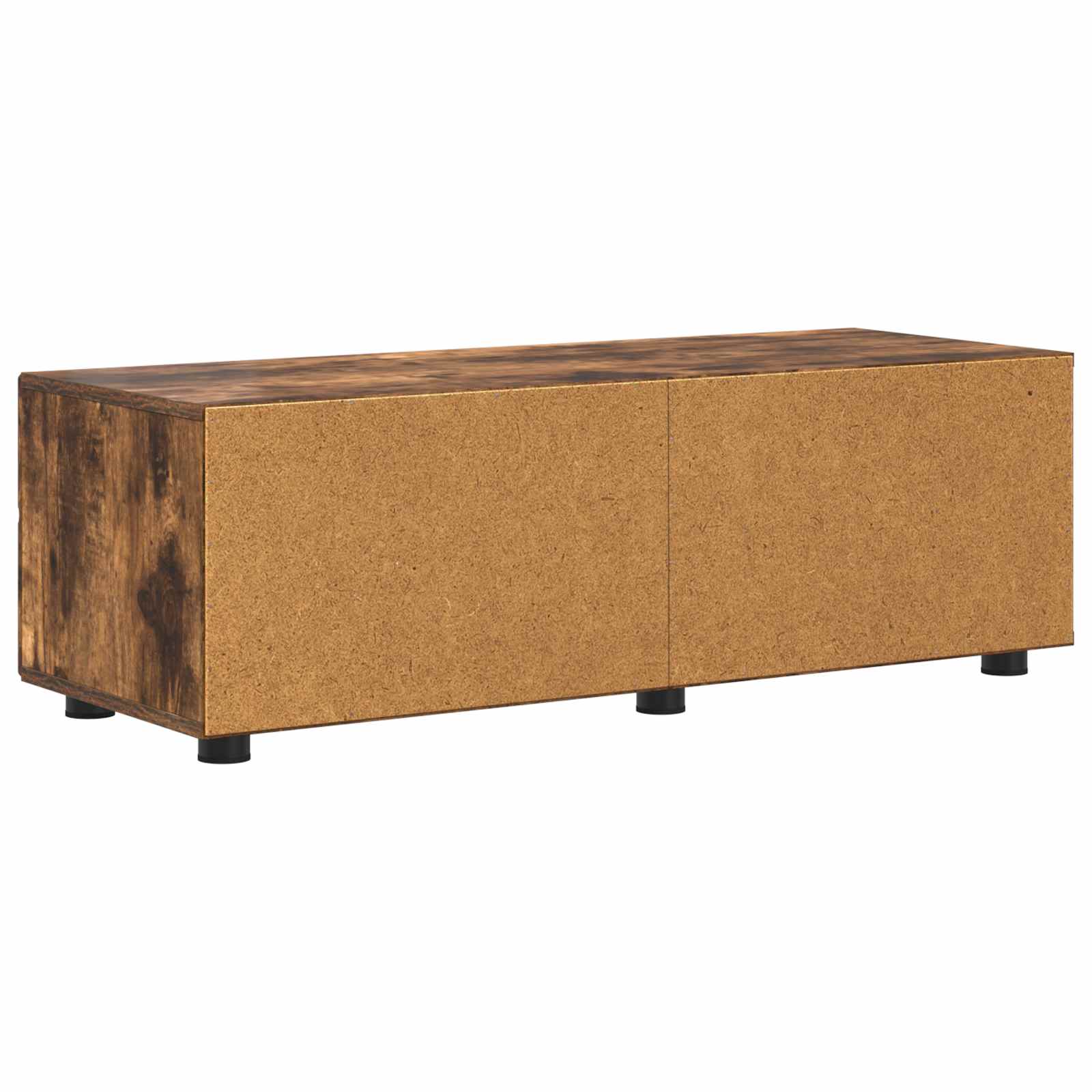 Highboard mit Regal FLORIN Weiß 60 x 35 x 182 cm Holzwerkstoff